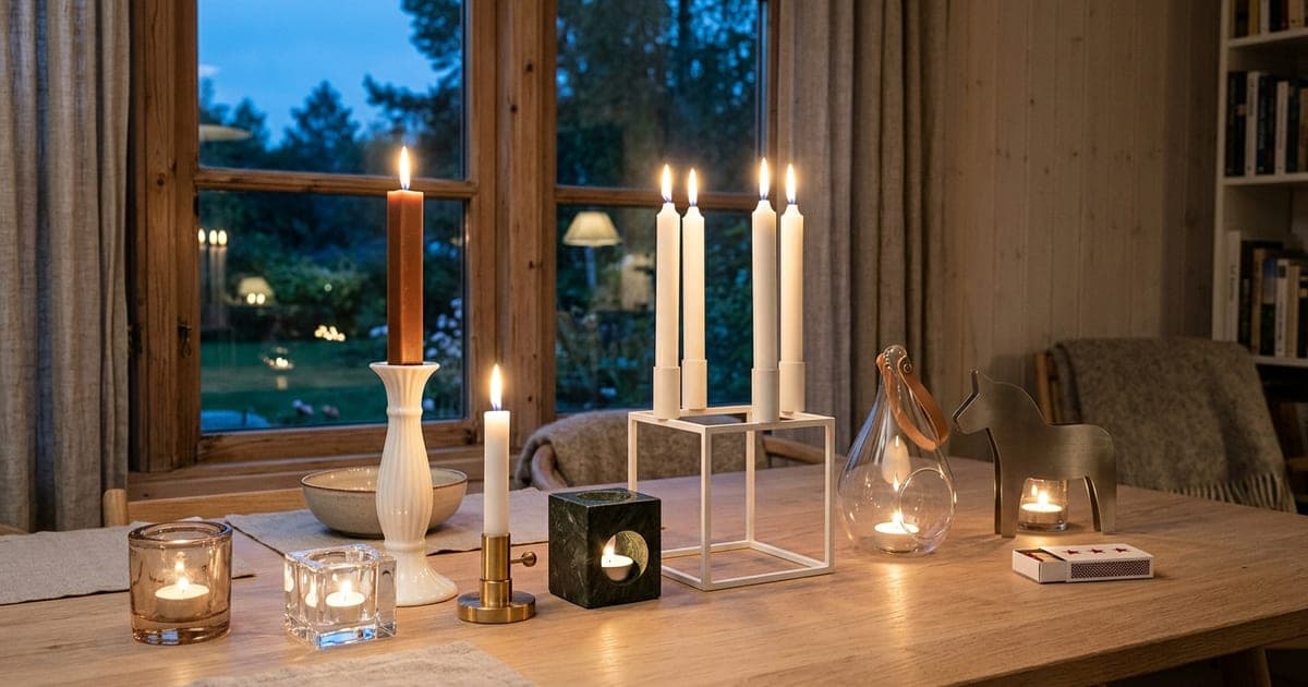 Kerzenlicht-Saison: 10 nordische Stücke für dunkle Abende