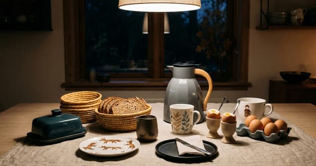 Der nordische Frühstückstisch: 10 Stücke für dunkle Morgen