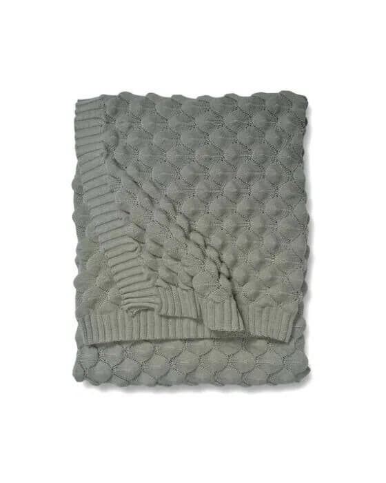 Gems Throw Slate Grey