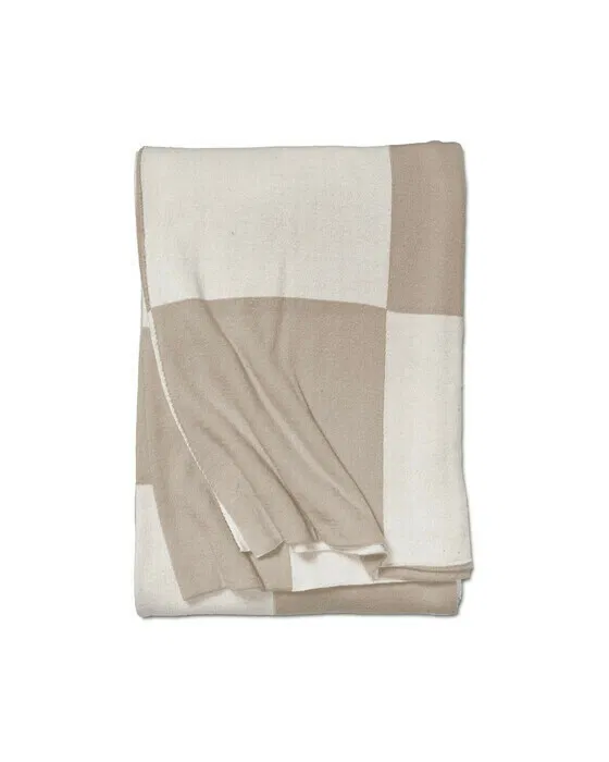 Square Throw Beige