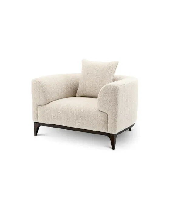 Brannan Chair Bouclé Chalk White