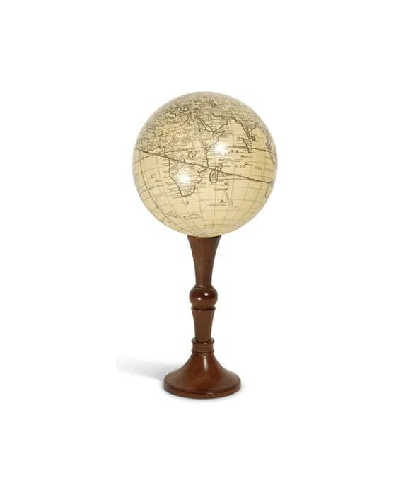 Wooden Globe Stand M