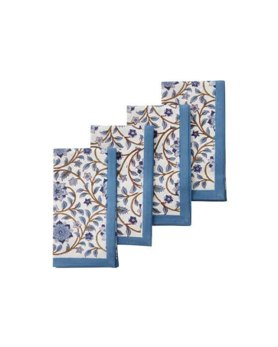 Bloomfield Servietten blau 4er-Pack