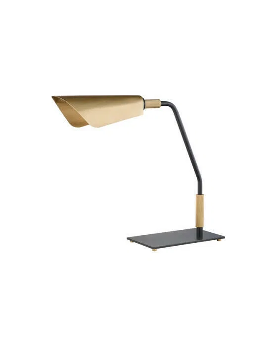 Bowery Tischlampe antikes Messing/Bronze