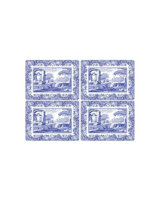 Blue Italian Placemat Blue/White 4-pack