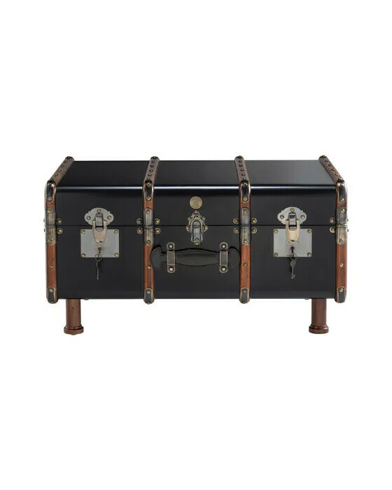 Stateroom Trunk Table, Black