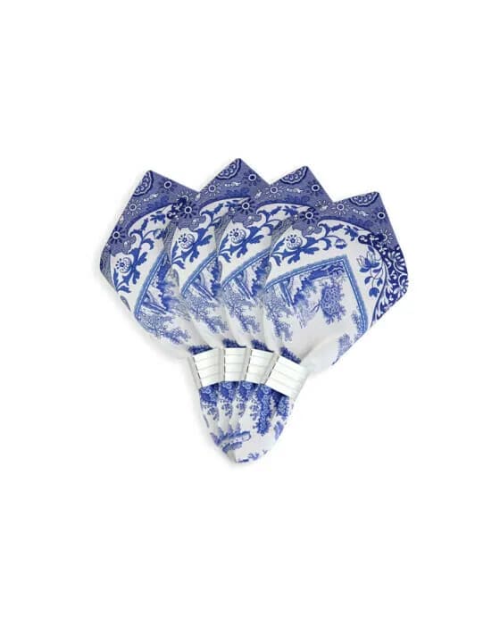 Spode Blue Italian Napkins 4-pack