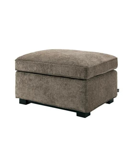 Artwood, Midtown Ottoman Echt Braun