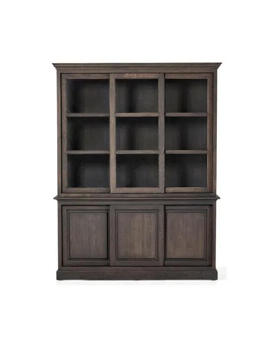 Assonet Vitrinenschrank mountain wenge