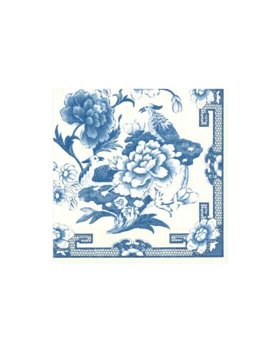 Blue & White Napkins 20-pack