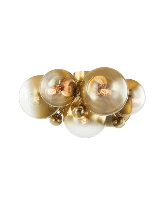 Kyoto Plafond Vintage-Messing
