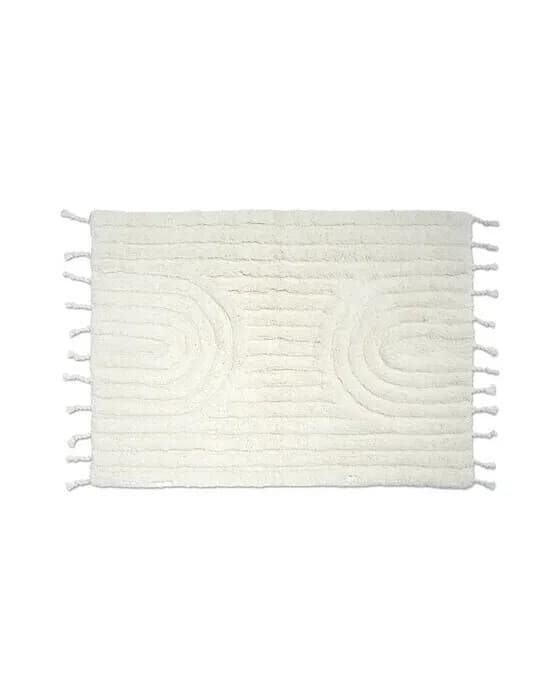 Arch Bath Mat White