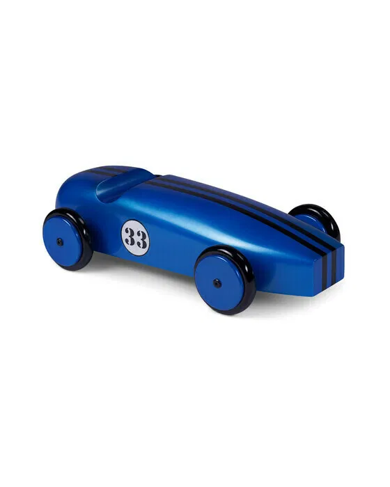 Wood Car Model, Blue