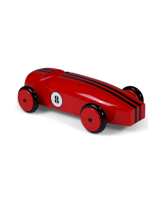 Wood Car Model, Red