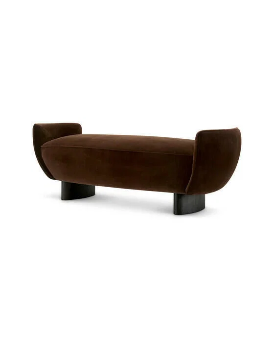 Stirling bank sonoma brown velvet