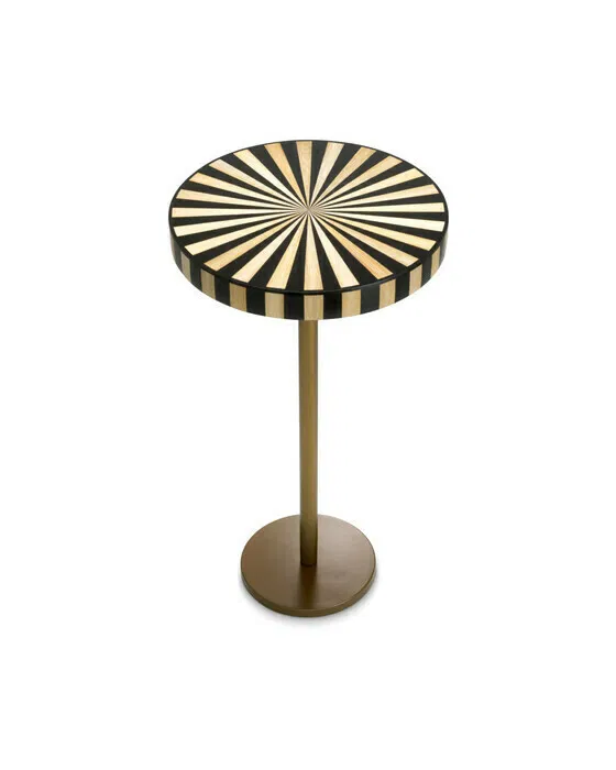 Albany Side Table Antique Brass