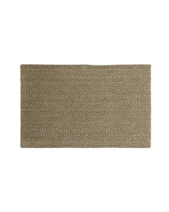 Fischgrät-Türmatte natur