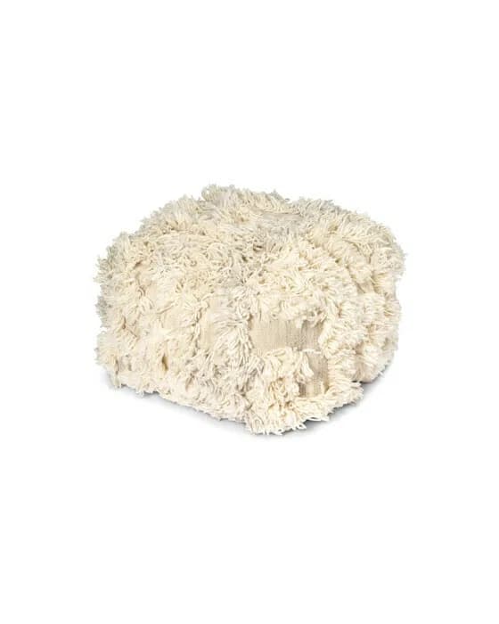 Rio Pouffe Ivory / Melange