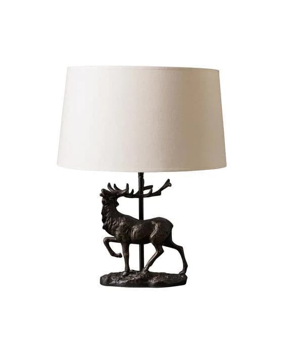 Bellamy Tischlampe mit Hirsch