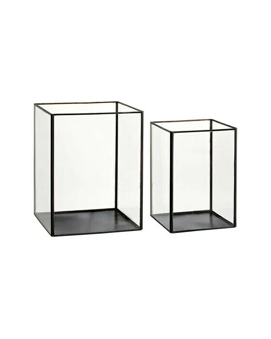 Lausanne Lantern Black Set Of 2