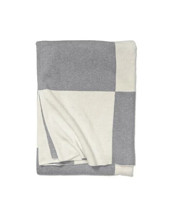 Square Throw Grey