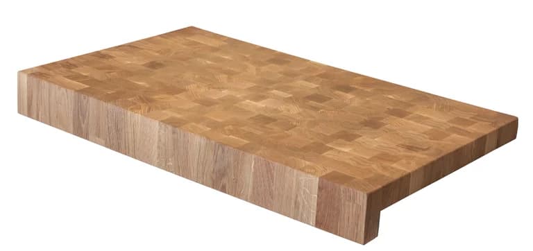 Schneidebrett Eiche - Hirnholz (80 x 45 cm) - Pepper