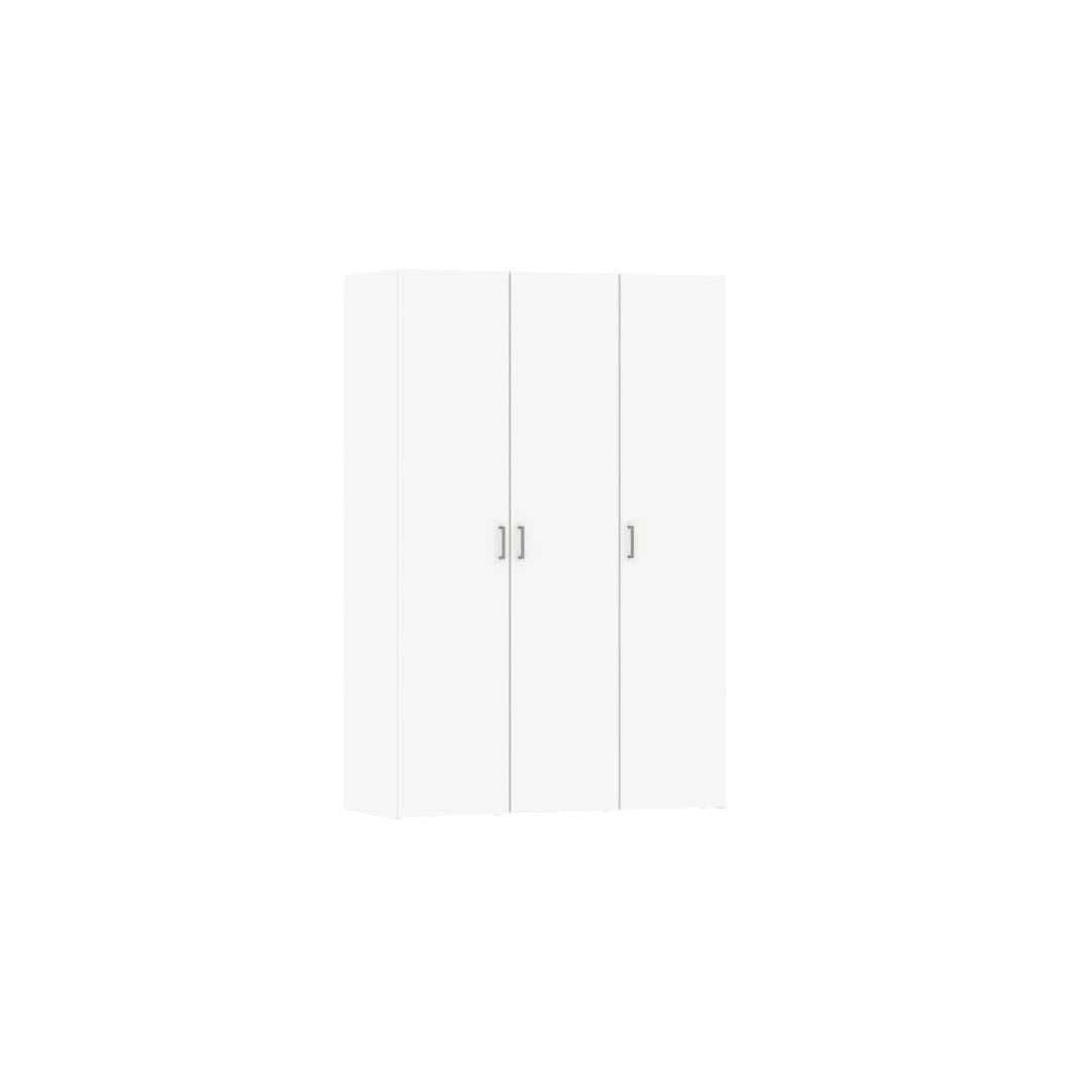 Spell Kleiderschrank 3 Türen. Weiss.
