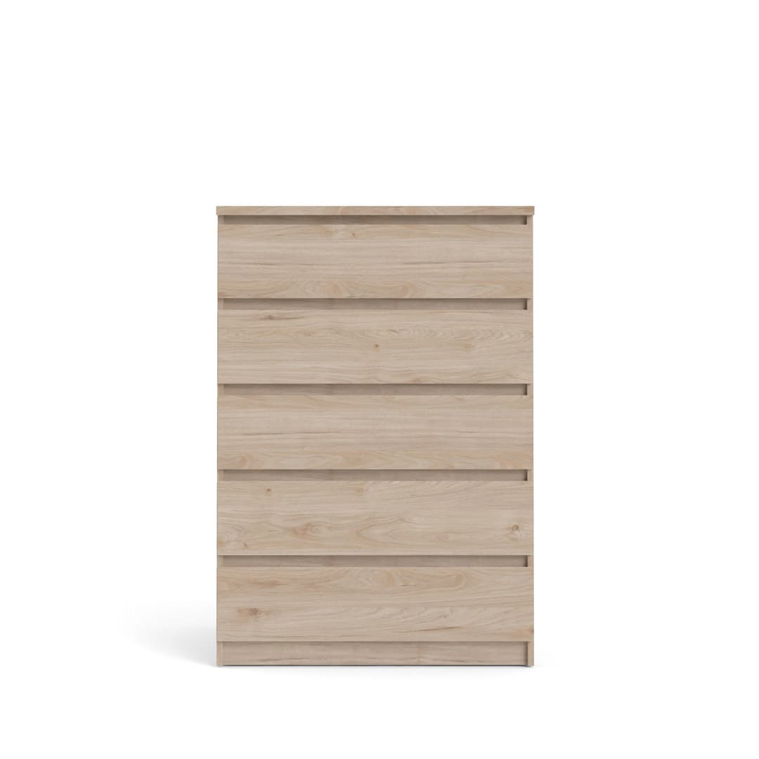 Nada Kommode 5 Schubladen Hickory-Dekor.