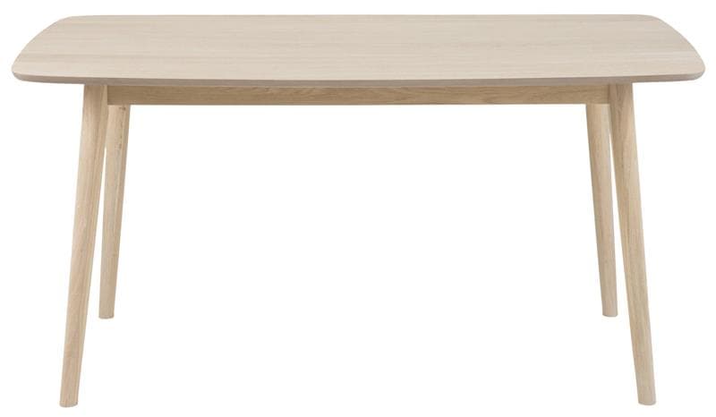 Naila Esszimmertisch 80 x 150 cm Eiche Dekor weiss gelaugt.