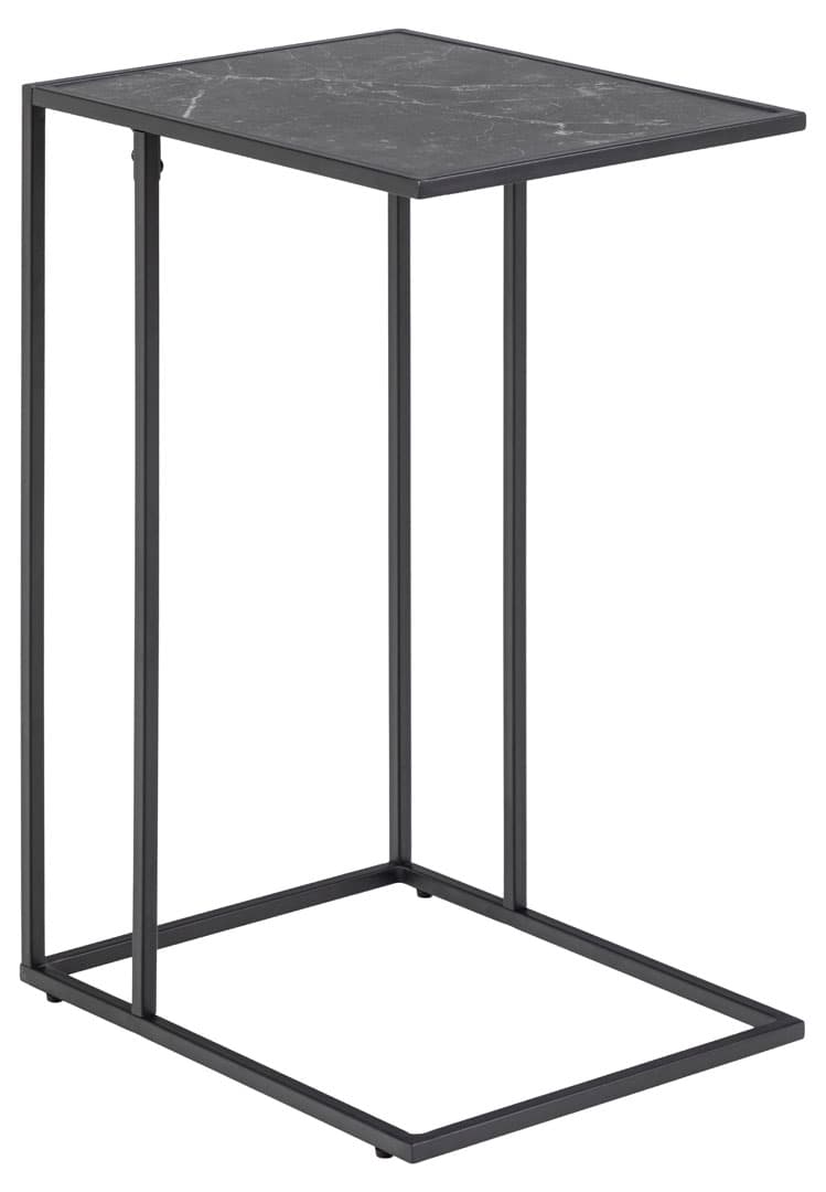 Infinity Ecktisch Marmor Dekor schwarz.