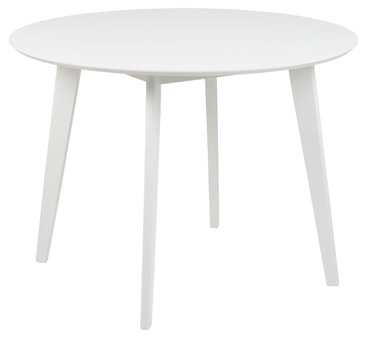 Roxby Esstisch Ø105 cm weiß.