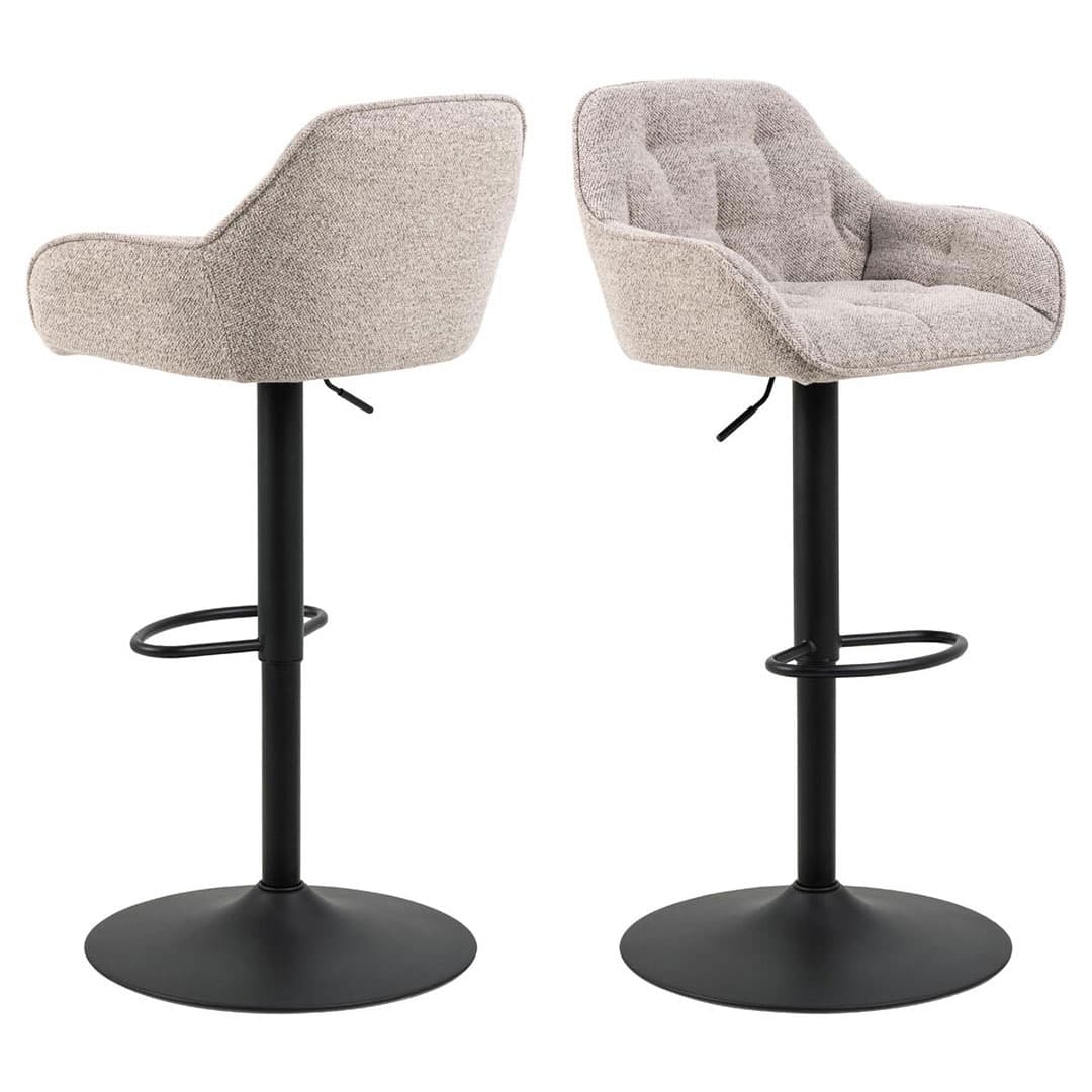 Brooke Barhocker Drehfunktion, Gaszylinder, beige.