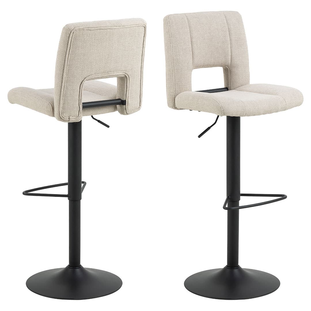Sylvia Barhocker höhenverstellbar Drehfunktion beige.