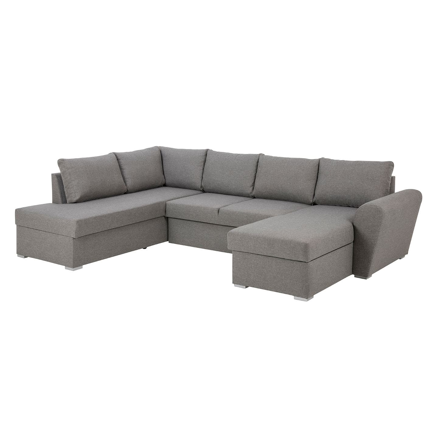 Stan Schlafsofa Chaiselong rechts, lichtgrau.