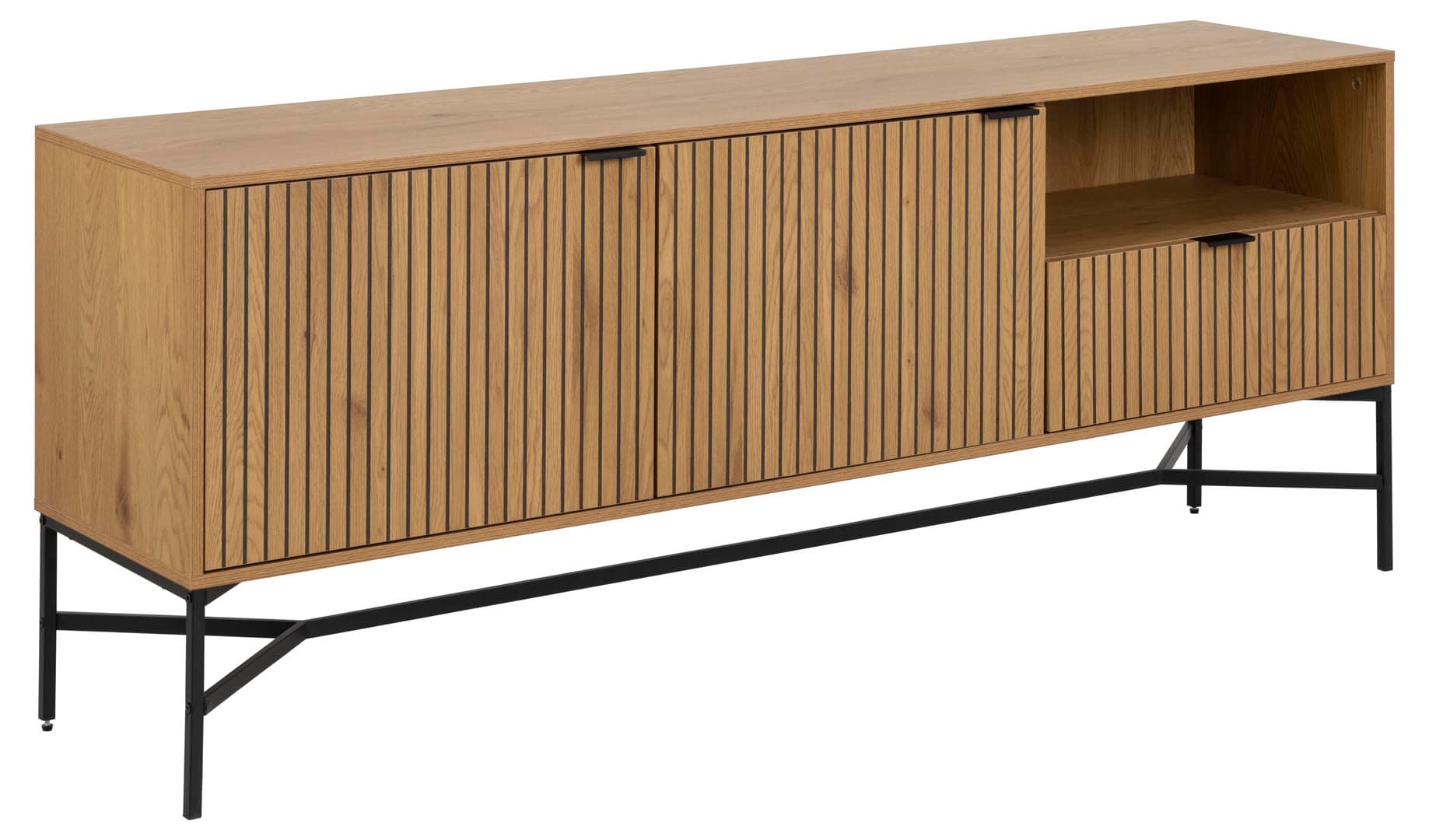 Jaipur Sideboard 2 Türen, 1 Schublade, 1 Ablage Wild Eiche dekor.