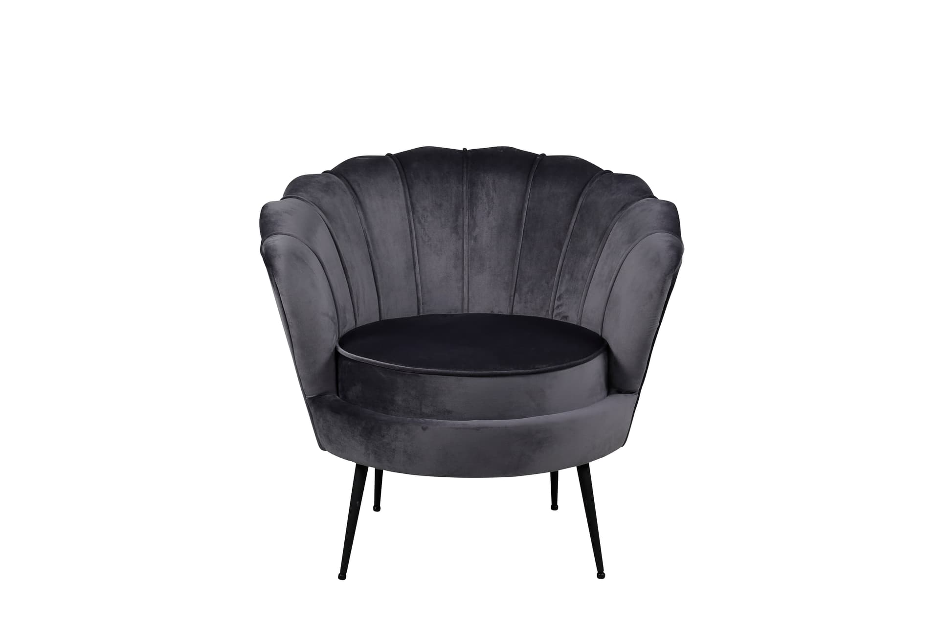 Nice Sessel Velour grau.