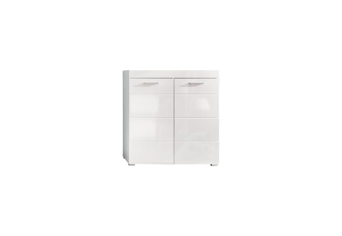 Amira Schuhschrank 2 Türen, weiss, weiss hochglanz.