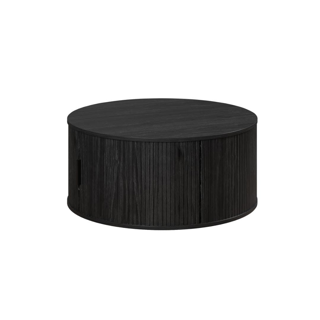 Ronin Couchtisch 1 Tür Asche-Dekor schwarz.