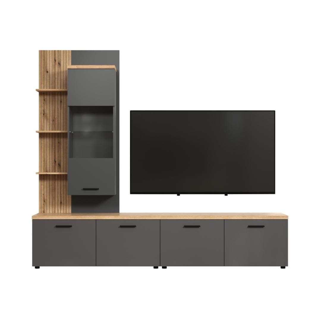 Baggio Regalsystem 3 Teile Antracit.
