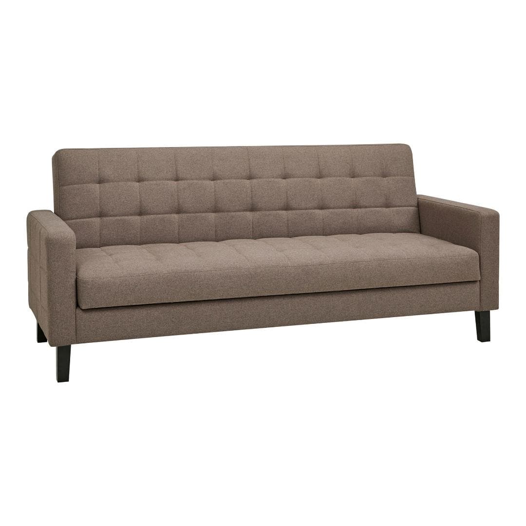 Elva Schlafsofa mit Aufbewahrung braun.