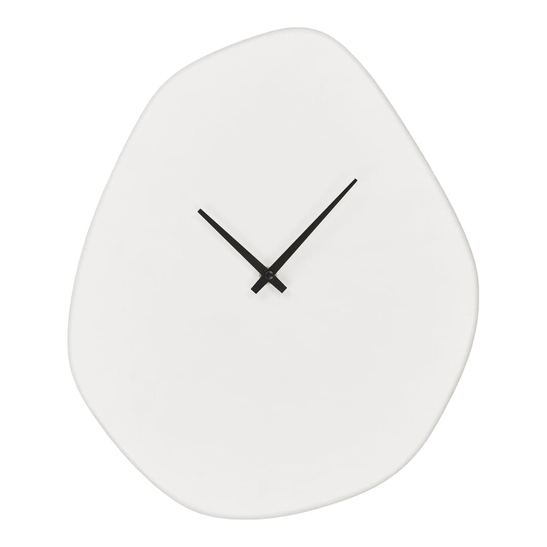 Vienna Wanduhr lautlos, 28x33cm offwhite.