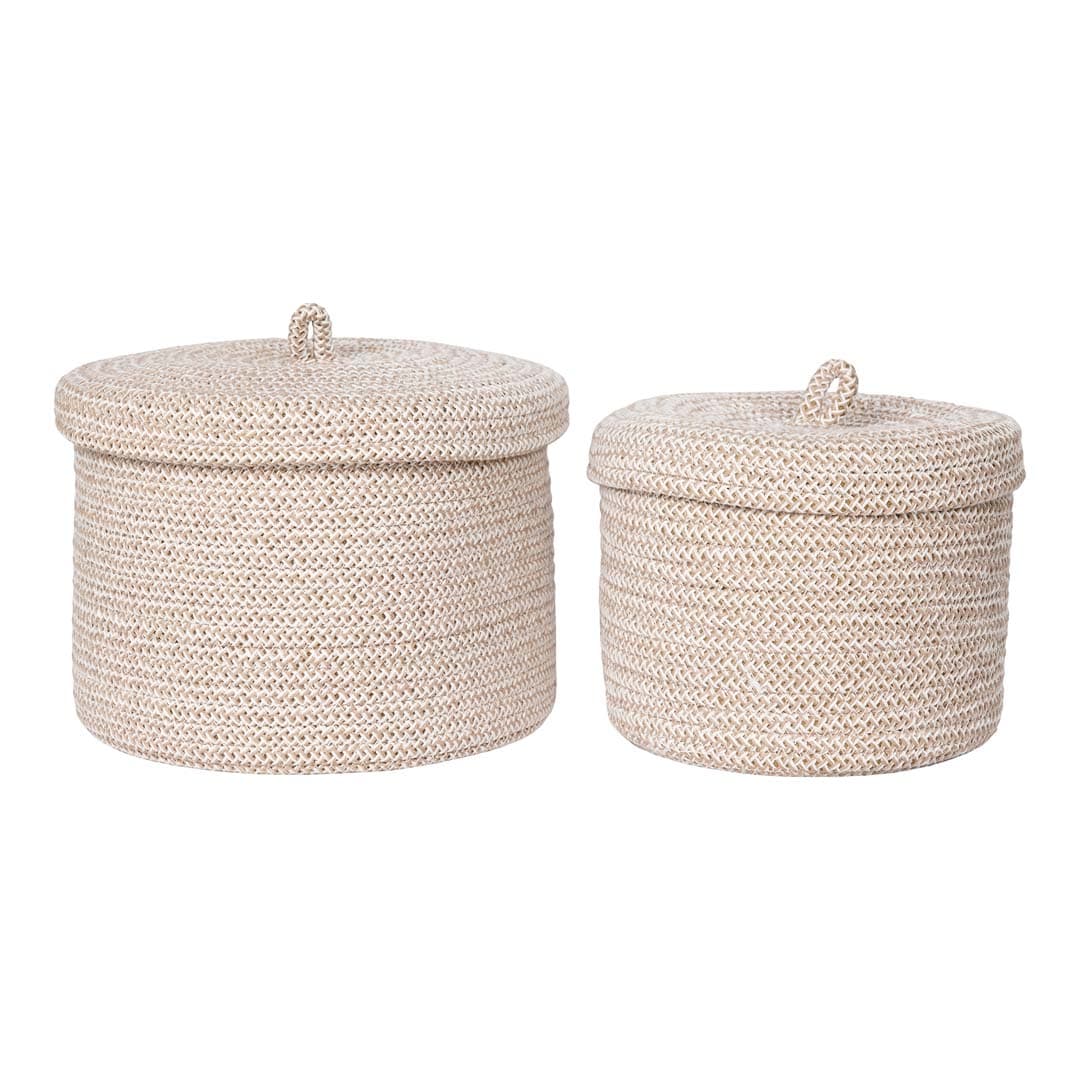 Sebal Korb Satz von 2 Stk. beige.