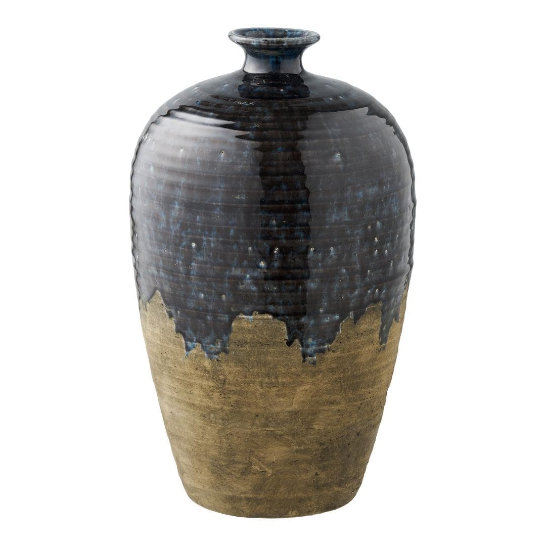 Lykke Vase dunkelblau.