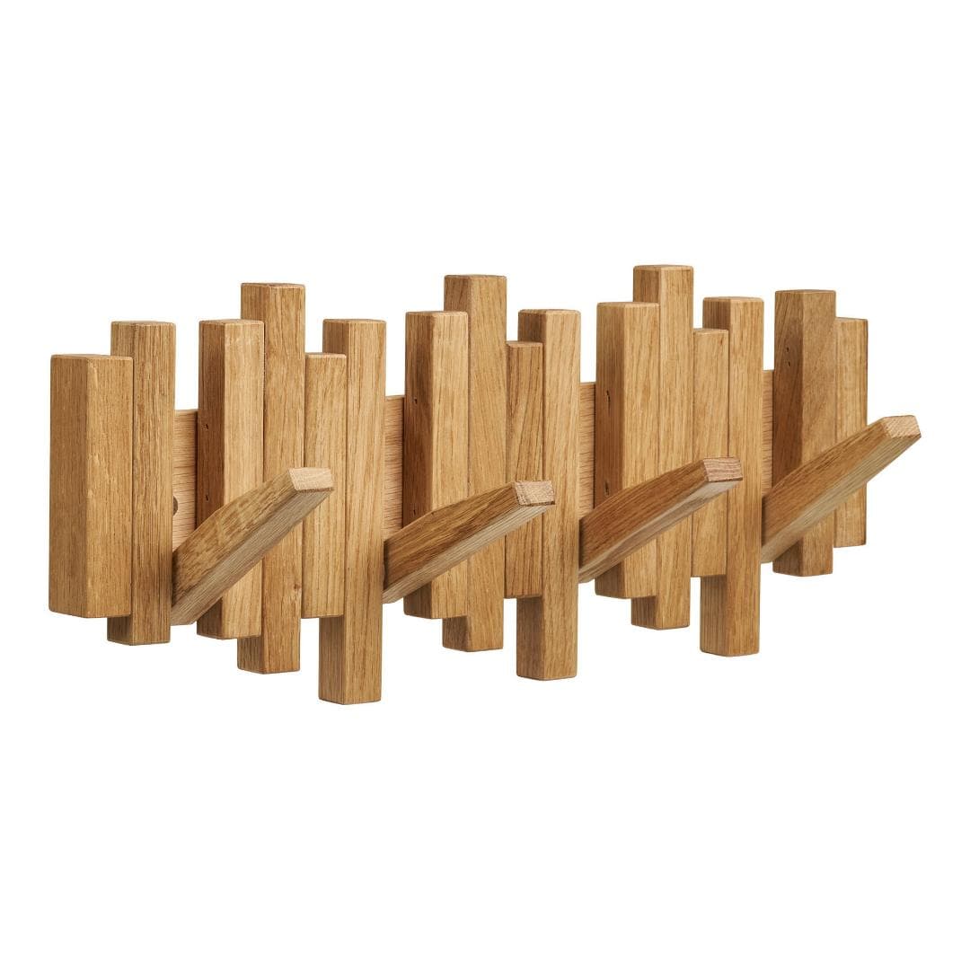 Tove Wandgarderobe 4 Haken Eiche.