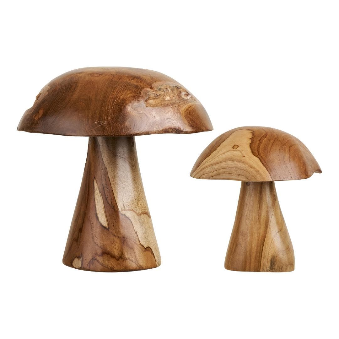 Sille Dekorationspilze Set mit 2 natur.