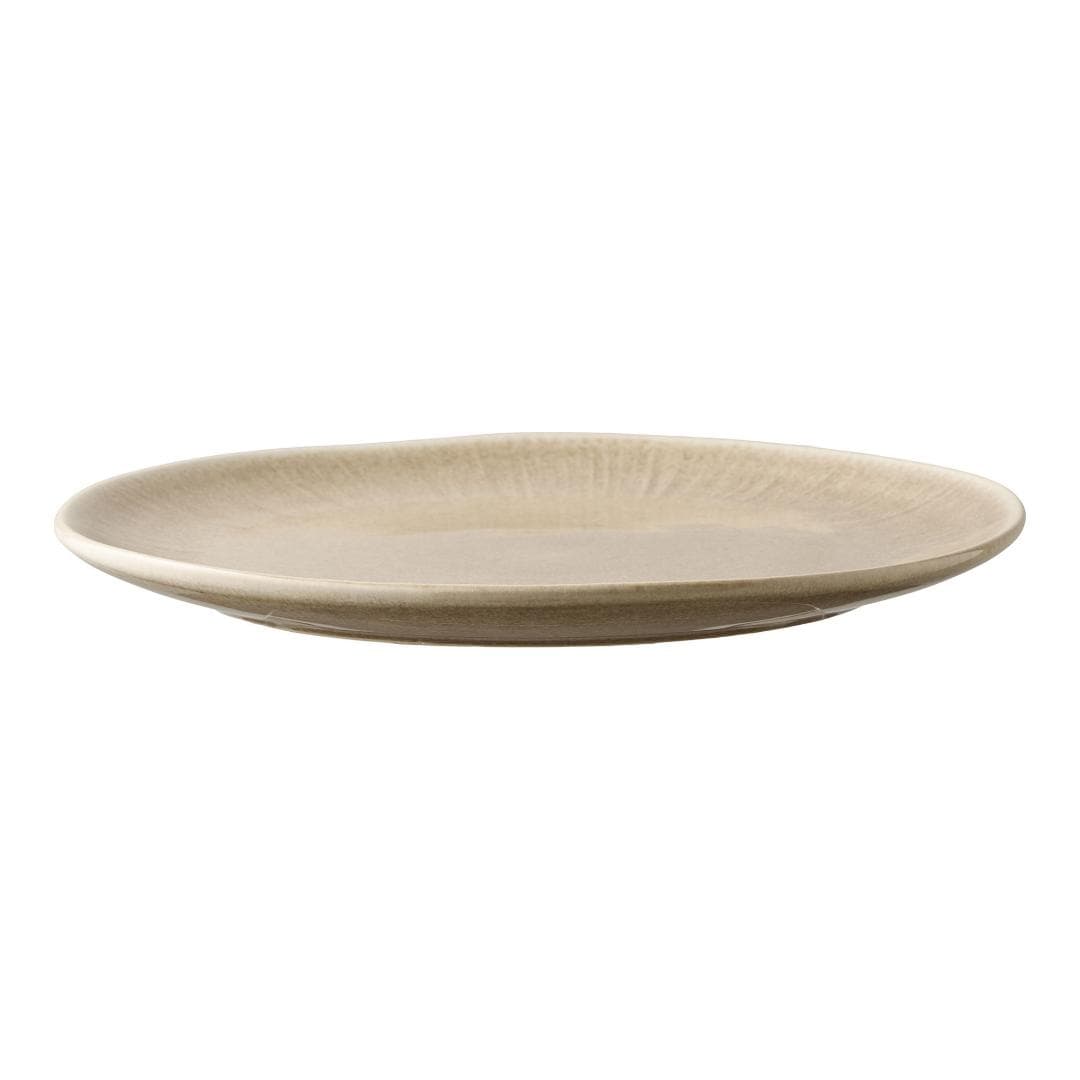 Elva Teller Set mit 4 beige.