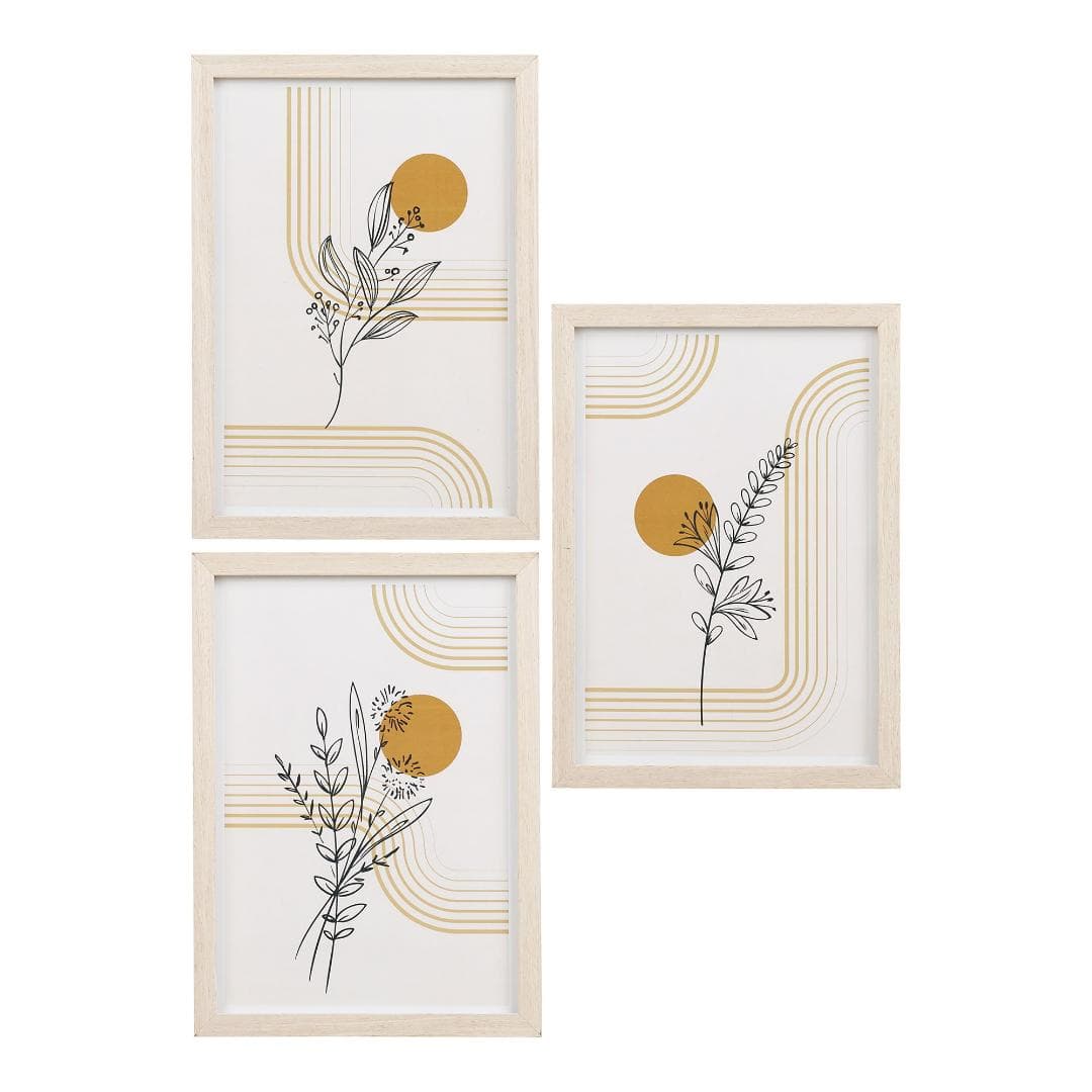 Josefine Rahmenset Set mit 3 natur.