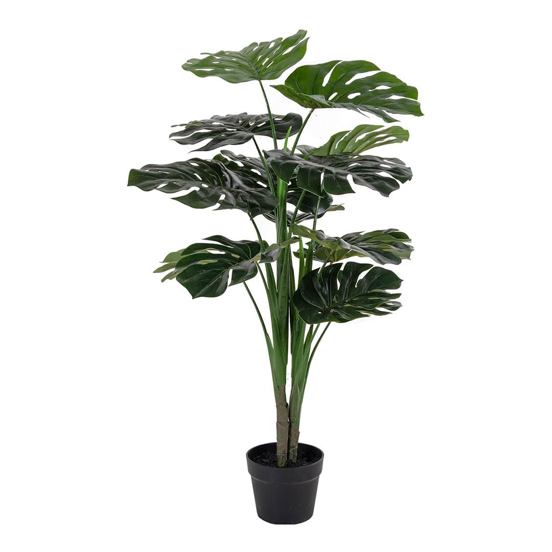 Monstera Künstliche Pflanze H90 cm grün.