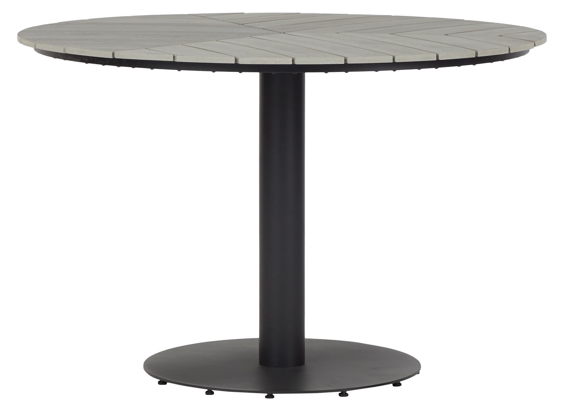 Hector Gartentisch Ø110 cm grau.