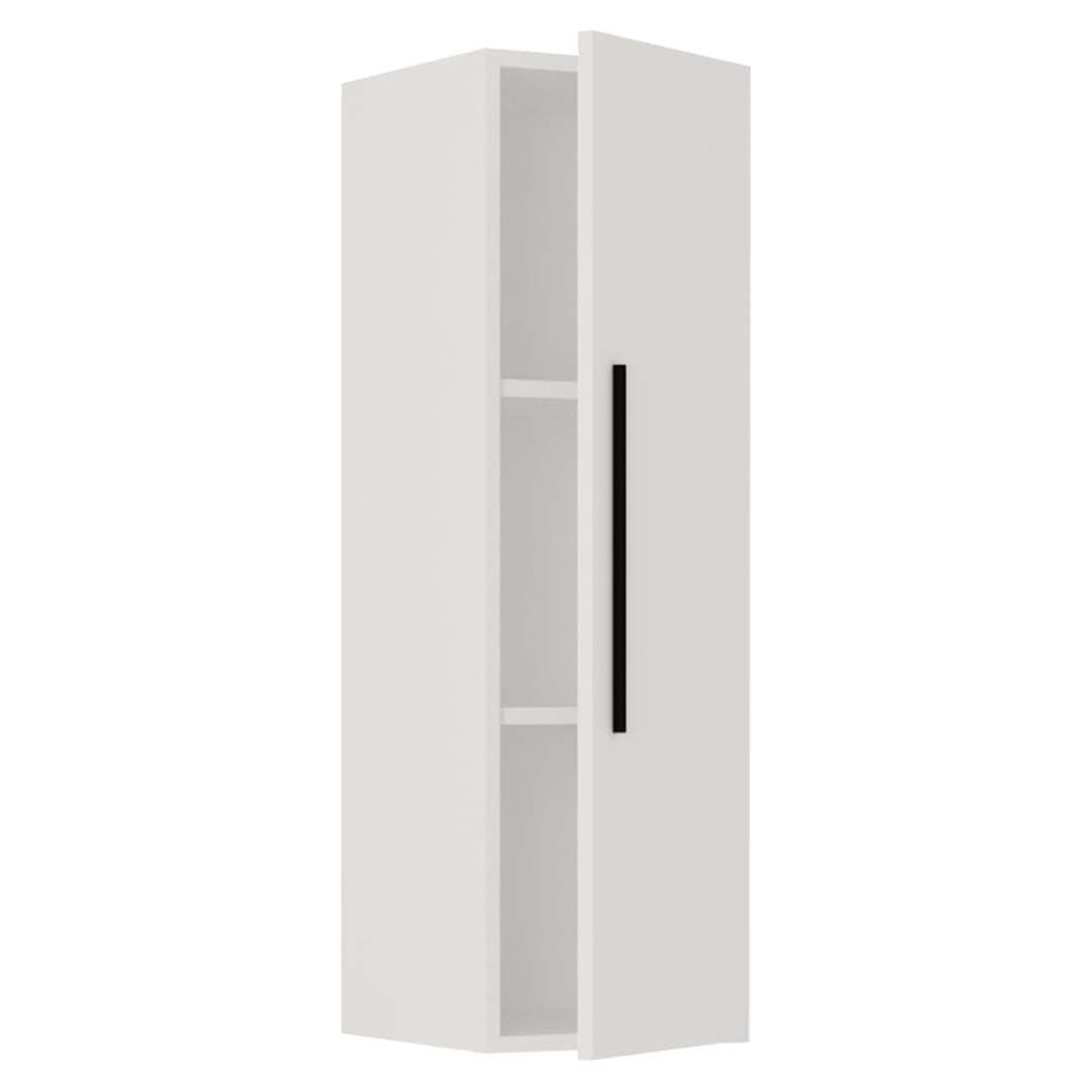 ArilaL TV Tisch wandschrank 1 Tür weiß.